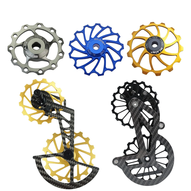 Custom Rear Derailleur Pulleys Jockey Wheel for Shimano BMX Bicycle Bike