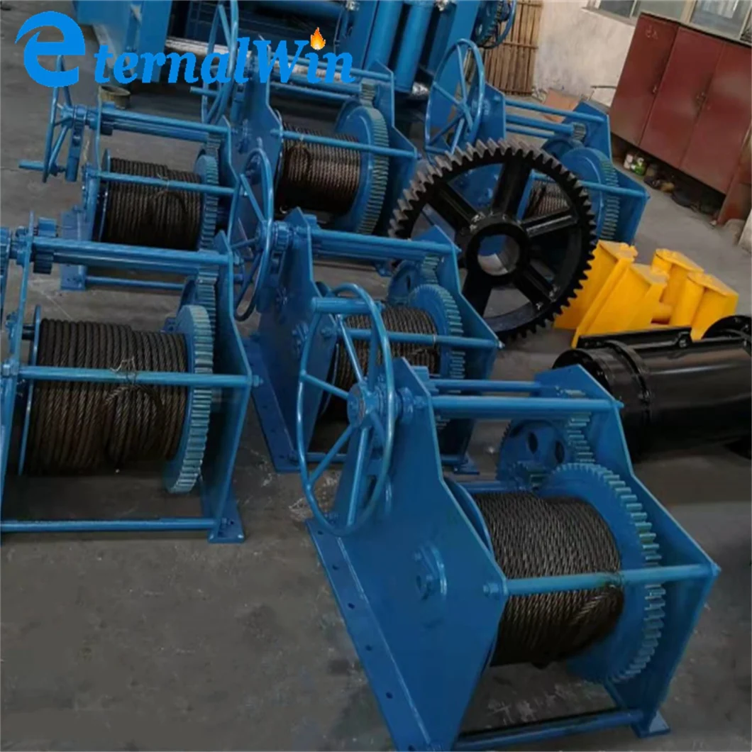 400kn Manual Winch Small Trailer Hand Winch 5ton Lifting Hand Winch for Sale