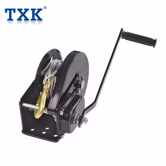 Bremshandwinde zum Heben und Ziehen von Material